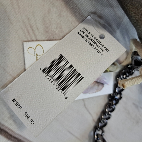 Jessica Simpson Connie Crossbody Bag with Belt loops, Wristlet loop - Picture 8 of 10